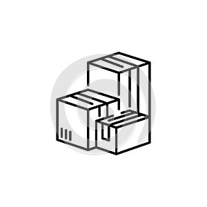 Boxes Icon