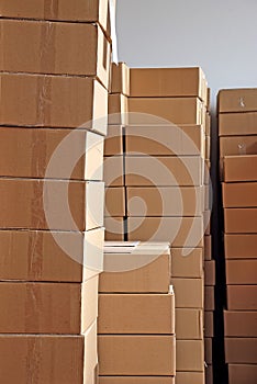 Boxes piles