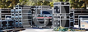 Boxes stage equipment