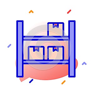 Boxes, storage, delivery, packages fully editable vector icon