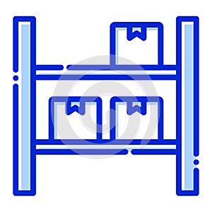 Boxes, storage, delivery, packages fully editable vector icon
