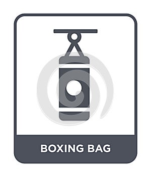 boxing bag icon in trendy design style. boxing bag icon isolated on white background. boxing bag vector icon simple and modern