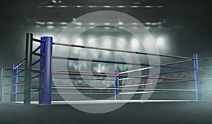 Boxing boxing ring sport hall background