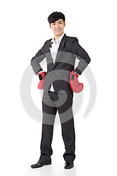 Boxing businessman