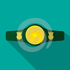 Boxing championship belt.