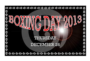 Boxing Day 2013