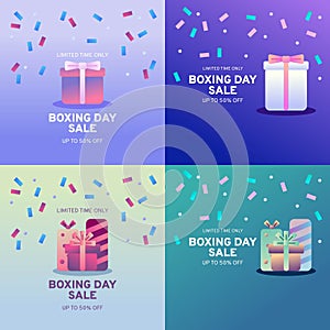 Boxing Day sale Bundle Gradient Shape