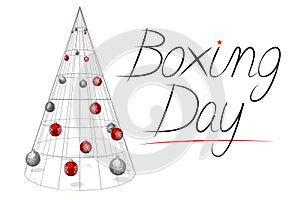 Boxing Day/ Christmas sale illustration