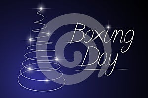 Boxing Day/ Christmas sale illustration