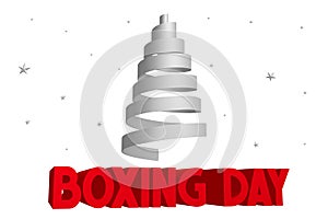 Boxing Day/ Christmas sale illustration