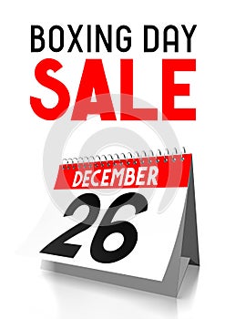 Boxing Day/ Christmas sale illustration