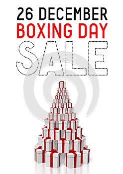 Boxing Day/ Christmas sale illustration