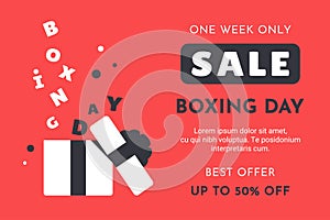 Boxing Day sale.