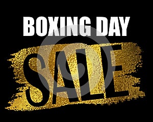 Boxing day sale banner.