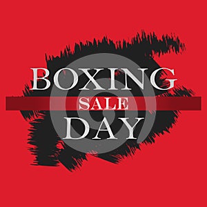 Boxing day Sale Banner. Boxing day Design Template for Banner, Flyer. Vector Illustration.