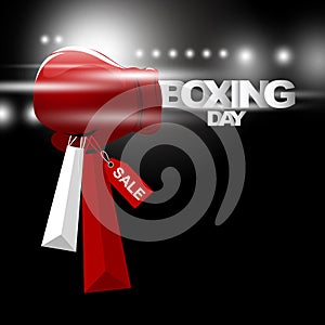 Boxing day sale concept design