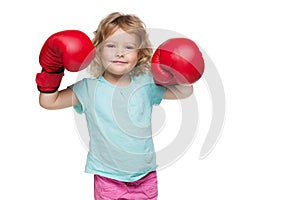 Boxing girl