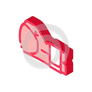 Boxing Glove Fist isometric icon vector illustration