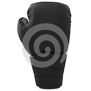 Boxing glove front view