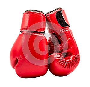 Boxing glove isolated on white background with clipping path