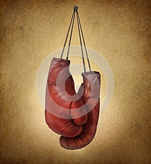 Boxing Gloves Grunge