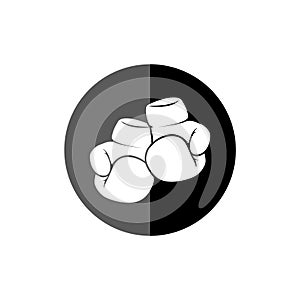Boxing gloves icon or logo, boxing design