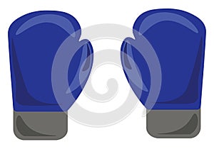 Boxing gloves, illustration, vector