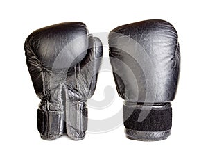 Boxing gloves isolated on white