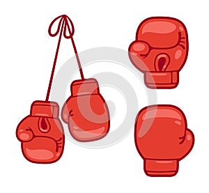 Boxing gloves set