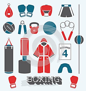 Boxing, icon, , fitness, glove, ring, boxer, muscle, vintage, strong, belt, arm, illustration, fighter, mma, champion, train