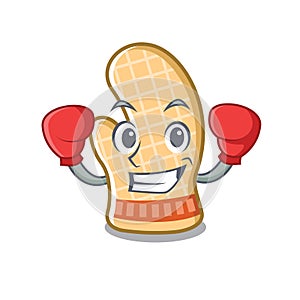 Boxing oven glove with the cartoon shape