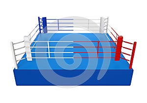 Boxing Ring Isolated