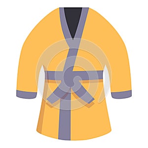 Boxing robe icon cartoon vector. Sport box