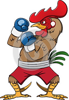 Boxing Rooster