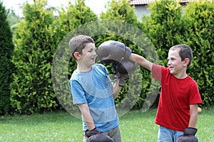 Boxing sibling