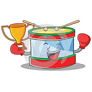 Boxing toy drum character cartoon