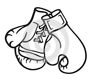 Boxng Gloves Illustration