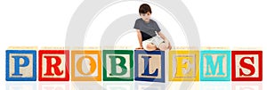 Boy and Alphabet Blocks PROBLEMS