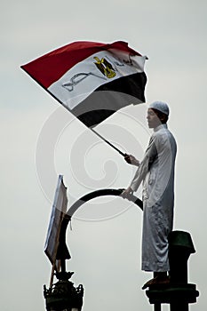 Boy in the Arab revolution