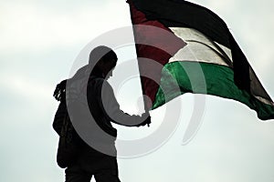 Boy in the Arab revolution