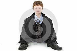 Boy in Baggy Suit