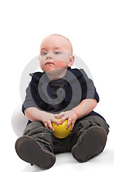 Boy with ball