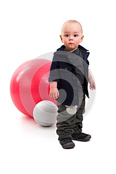 Boy with ball