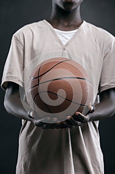 Boy with Basketball