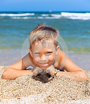 Boy on the beach