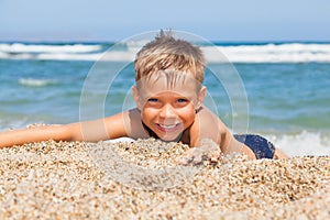 Boy on the beach