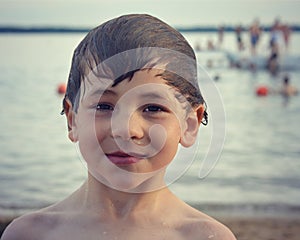 Boy at Beach