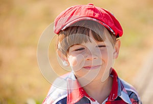 Boy in a cap