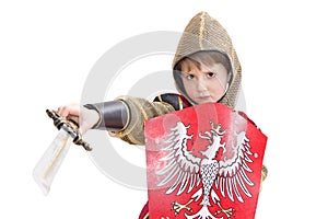 Boy with carnival costume