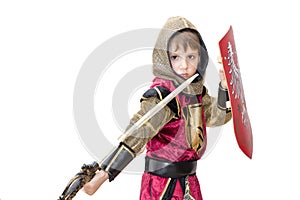 Boy with carnival costume